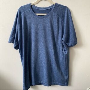 Men's LULULEMON Blue Metal Vent Tech T-Shirt XL